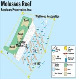 Molasses Reef Map