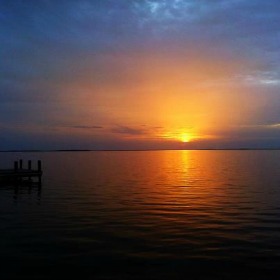 Sun Setting Over the Florida Keys