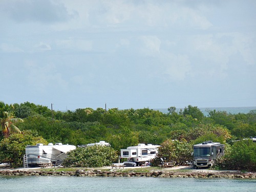 Buttonwood campground at Bahia Honda State Park, Key Largo