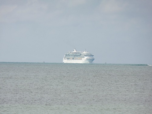 Cruise Ship Coming into Port of Key West