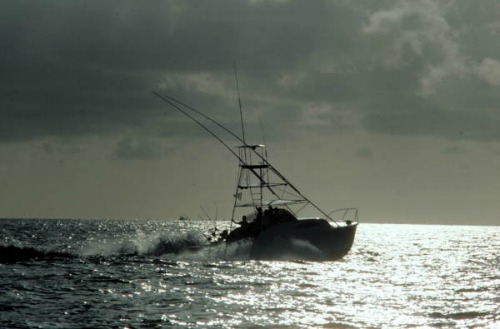 Boats Need to Get to Safety When Thunderstorms Come In