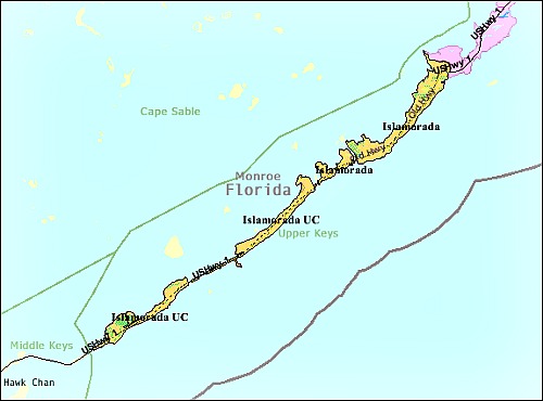 Islamorada Map