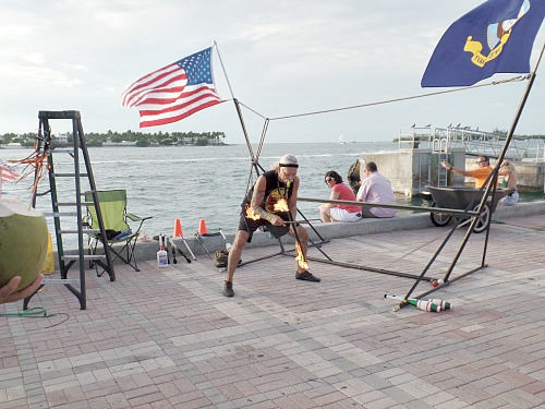 Juggler At Mallory Square For Key West Sunset Celebration