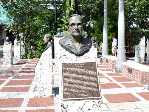Truman Bust At Key West Memorial Sculpture Garden