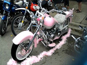 Ladies Pink Chopper at Key West Poker Run