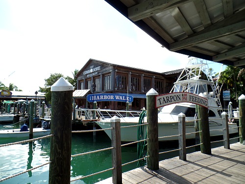 Tarpon Feeding Area At Key West Seaport and Harbor Walk, Key West Bight