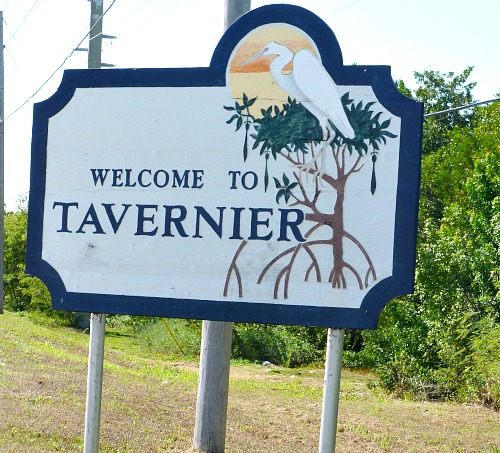 Tavernier Welcome Sign