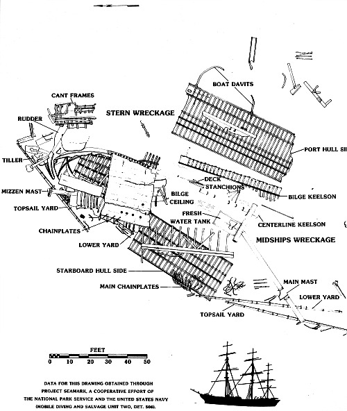 Windjammer Stern Debris Field