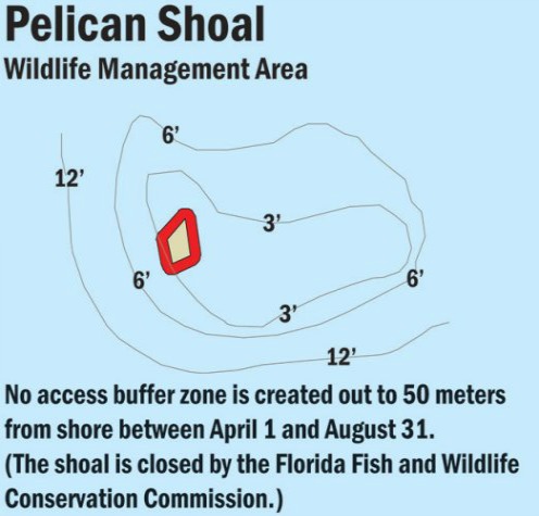 Pelican Shoal Map