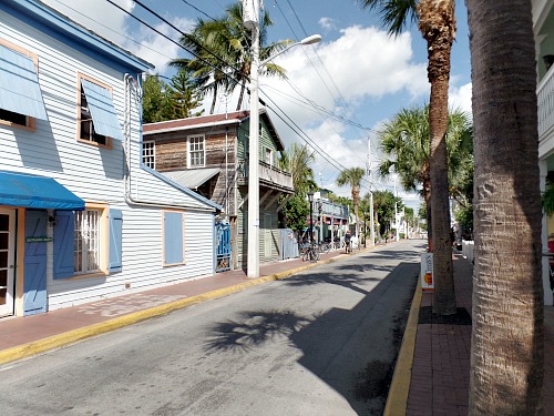 Typical Key West Bahama Village Architecture