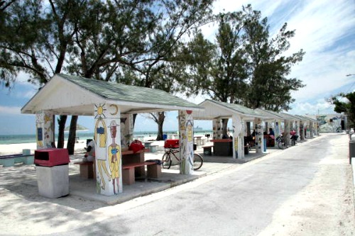 Cabanas at Higgs Beach in Key West