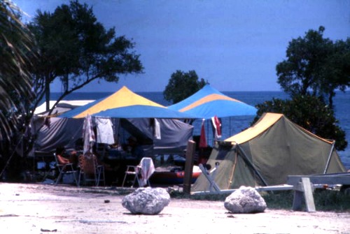 Tents in Campground