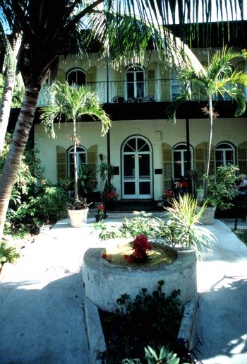 Entrance to Ernest Hemingway House, Key West FL