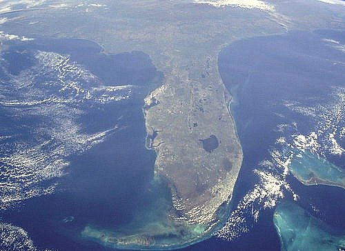 Florida Keys Water is Spectacular From Space
