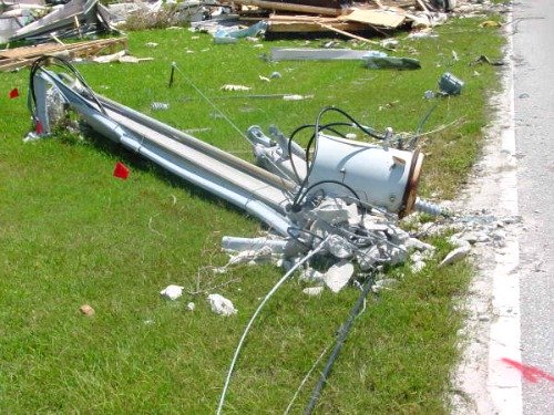 Hurricane Charley Destroyed Port Charlotte And Punta Gorda, Florida