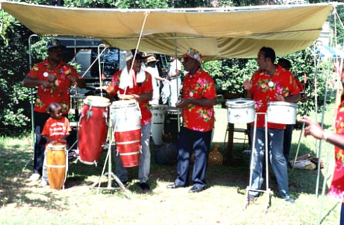 Goombay Junkanoo Playing Calypso Music