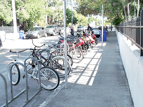 Key West Travel Is Often By Scooter Or Bicycle
