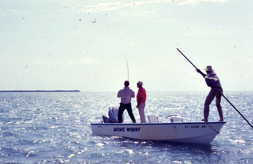 Pole fishing Florida Keys