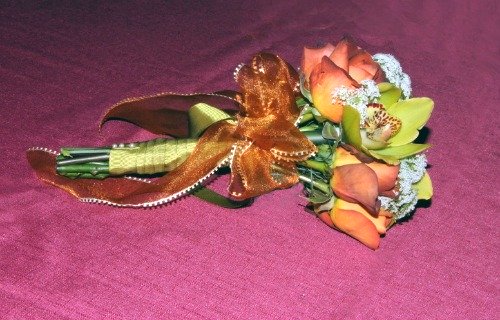 Tied Wedding Bouquet