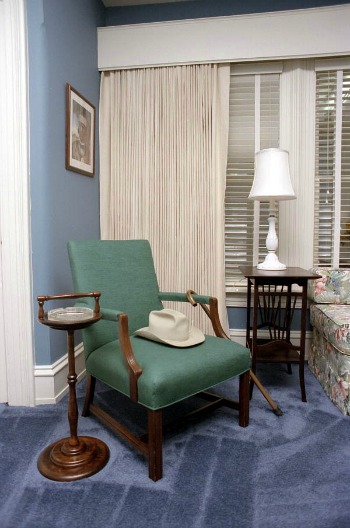Replica of Truman's Hat and Cane at Truman Little White House