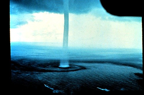 Waterspout Seen From the Air