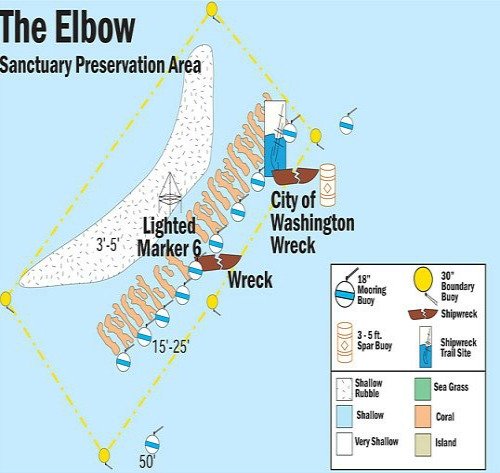 Elbow Reef Map