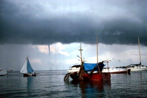 Waterspout Forms off Key West